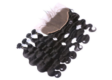 Trung Quốc Body Wave 13x6 Full Ren Phía trước Đóng cửa Good Feeling Đàn hồi Với 4 Gói nhà cung cấp