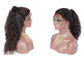 Dark Brown Full Ren Human Hair Wigs, 100% Brazil Full Lace Wig Với Mái Tóc Bé nhà cung cấp