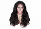 Dark Brown Full Ren Human Hair Wigs, 100% Brazil Full Lace Wig Với Mái Tóc Bé nhà cung cấp