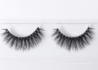 Tự nhiên màu đen vô hình ban nhạc lông mi, 3D Mink Eyelash Extensions với nhãn hiệu riêng nhà cung cấp