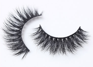 Tự nhiên màu đen vô hình ban nhạc lông mi, 3D Mink Eyelash Extensions với nhãn hiệu riêng nhà cung cấp