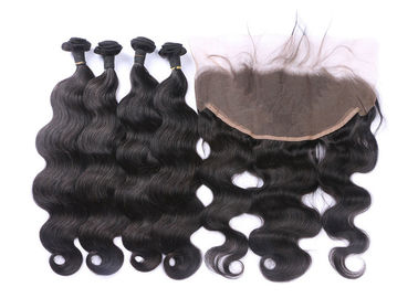 Body Wave 13x6 Full Ren Phía trước Đóng cửa Good Feeling Đàn hồi Với 4 Gói nhà cung cấp
